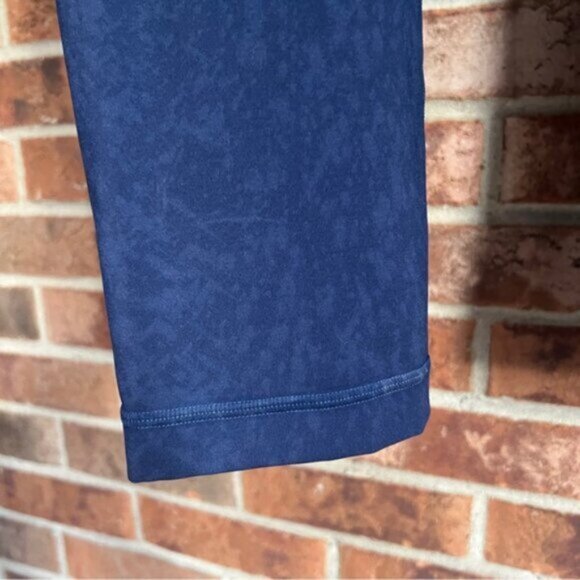 Lululemon 2020 Wunder Under Crop High-Rise *Spray 21" Indigo Spray Mineral Blue - Picture 13 of 14